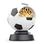 Aparat de Facut Baloane de Sapun - Minge de Fotbal, Dimensiuni: 15.2 x 11.5 cm