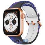 Curea silicon compatibila Apple Watch versiune 1/2/3/4/5/6 (38/40mm) V15, SMARTECH