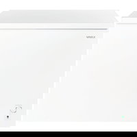 Lada frigorifica VIVAX CFR-199, Capacitate 198L, Clasa E, Conditii extreme -24 grade Celsius, Racire conventionala, Termostat reglabil, 1 cos metalic, H 87cm Alb