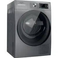Whirlpool Uscator rufe Whirlpool Supreme Silence W7D93SBEE, Pompa de caldura, 9 kg, Clasa E, FreshCare+, Tehnologia al 6-lea Simt, Display LCD, Argintiu, Whirlpool