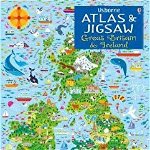 Usborne Atlas & Jigsaw Great Britain & Ireland (Usborne Book and Jigsaw)