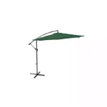 Umbrela cu tija laterala 3 m verde, Inovius