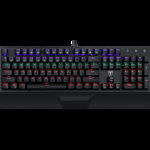 Tastatura gaming mecanica T-Dagger Destroyer, iluminare rainbow, switch Outemu Blue, Negru