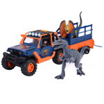 Masina Dickie Toys Dino Commander cu 3 figurine, Dickie Toys