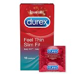Prezervative DUREX Feel Thin Slim Fit, 10 buc