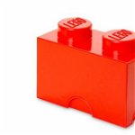 Cutie depozitare LEGO STORAGE 40021730, 2x1, rosu