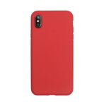 Husa iPhone XS Max Just Must Silicon Pantone Red (captusit cu microfibra, colturi intarite)