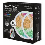 Banda LED RGB, 2 role x 5 m, 4.8 W, 500 lm, 30 LED-uri
