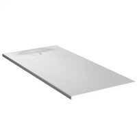 Cadita de dus slim 180x80 rectangulara texturata alb   65260001800, Vitra