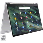 Laptop 2in1 Asus ChromeBook Flip C436FA-E10511 (Procesor Intel® Core™ i5-10210U (6M Cache, up to 4.20 GHz) 14" FHD Touch, 8GB, 128GB SSD, Intel® UHD Graphics, FPR, Chrome OS, Alb)
