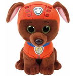 Jucarie de plus Beanie Babies Lic PAW PATROL - Zuma, 15cm, TY 41213