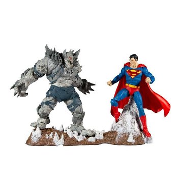 Set 2 Figurine Articulate DC Collector Superman vs Devastator 7in Scale, DC Comics