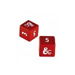 Set Zaruri UP - Heavy Metal Red and White D6 Dungeons & Dragons, Ultra PRO