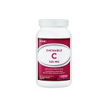 Vitamina C masticabila Chewable, 180 tablete, GNC, GNC