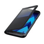 Husa S-View Cover Stand pentru Samsung Galaxy A5 (2017) Black