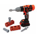 Set de joaca Smoby, Black&Decker, Bormasina cu accesorii