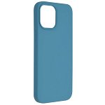 Husa pentru iPhone 12 Pro Max Atlantic Silicon Soft Denim Albastru