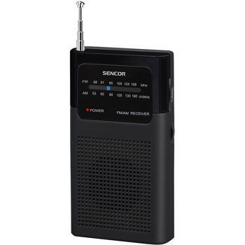 Radio portabil, Sencor, Jack 3.5, Negru