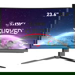 Monitor Gaming VA LED MSI 23.6", G24C4 E2, Curbat, Full HD 180Hz, 1ms, Adaptive Sync, HDMI, DisplayPort