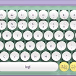 Tastatură fără fir Logitech POP Keys Alb și Verde SUA (920-010736), Logitech