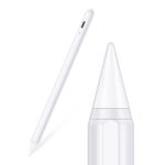 Stylus pen ESR Digital Plus Magnetic compatibil cu tablete Apple, LED, Cablu USB-C inclus, Alb, ESR