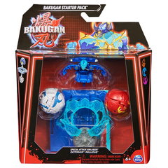 Set 3 figurine Bakugan - Starter pack, Bruiser, Octogan si Nillious