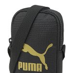 Puma, Geanta crossbody cu imprimeu logo Classics Archive, Negru