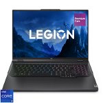 Laptop Lenovo Gaming 16'' Legion Pro 5 16IRX8, WQXGA IPS 240Hz G-Sync, Procesor Intel® Core™ i9-13900HX (36M Cache, up to 5.40 GHz), 32GB DDR5, 1TB SSD, GeForce RTX 4060 8GB, No OS, Onyx Grey, 3Yr Onsite Premium Care