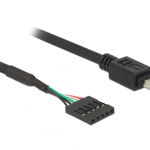 Cablu Delock USB 2.0 pin header la USB mini M-T 30 cm 83170