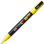 Marker UNI PC-3M 0. 9-1. 3 mm galben Posca, Posca