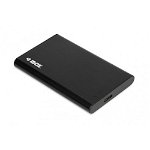 Carcasa HDD/SSD externa iBox, Rosu/negru