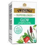 Twinings Superblends Glow infuzie ceai plante si fructe 18 plicuri, Twinings
