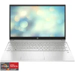 Laptop HP Pavilion 15-eh2006nq cu procesor AMD Ryzen™ 7 5825U pana la 4.50 GHz, 15.6", Full HD, IPS, 16GB, 1TB SSD, AMD Radeon™ Graphics, Free DOS, Natural Silver