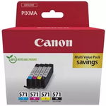 CANON pachet cerneala CLI-541, black (7ml), cyan (7ml), magenta (7ml),