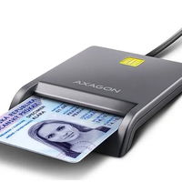 Cititor electronic carti de identitate Axagon Smart Card FlatReader CRE-SM3T, USB 2.0
