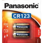 Baterie CR123 Panasonic Lithium Power set 2buc, 