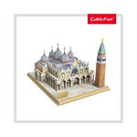 Puzzle 3D Cubic Fun - National Geographic, Piata San Marco, 107 piese, NoName