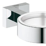 Suport pahar/savoniera Grohe Essentials Cube, fixare ascunsa, Crom, Grohe