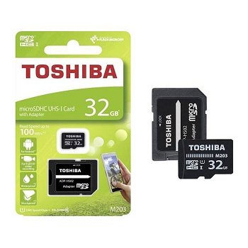 Card Toshiba M203 MicroSD Clasa 10 32GB, TOSHIBA