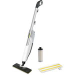 Mop de curatat cu aburi Karcher SC 2 Upright, 1.513-500.0, 1600W, controlul debitului de abur, reglare in doi pasi, in functie de tipul de pardoseala, cartus de detartrare, Alb/Negru, Karcher