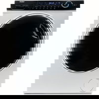 HAIER Masina de spalat rufe Haier, 9 kg, 1400 rpm, Clasa A, Motor Direct Motion, Refresh, ABT, Steam, Dual spray, Pillow Drum, iTime, Smart Detecting, Alb, HAIER