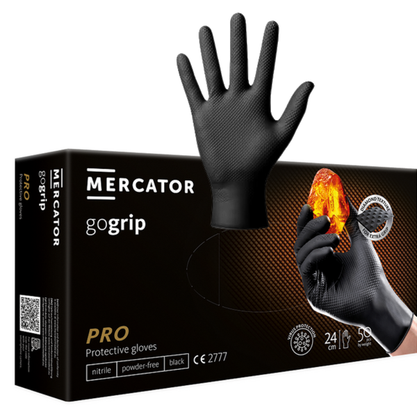 Manusi nitril mecanic auto negre Gogrip