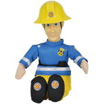 Jucarie din material textil si plastic elvis cridlington, fireman sam, 19 cm, Play by Play