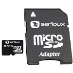 Micro Secure Digital Card Serioux 128GB Clasa 10 cu adaptor SDHC - SFTF128AC10, Serioux