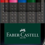 Liner 0.4mm, 5culori/set, Basic Grip Faber-Castell, Faber-Castell