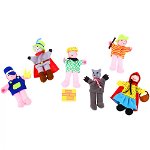 Set papusi degetar - Povestile copilariei, BIGJIGS Toys, 2-3 ani +, BIGJIGS Toys