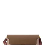 Marni MARNI TRUNK - Leather bag PINK/BROWN/BURGUNDY, Marni