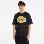 New Era Los Angeles Lakers NBA Team Logo Mesh Oversized T-Shirt Black/ True Purple, New Era