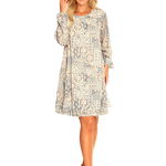 Rochie dama Claudine, Bleu, Adona