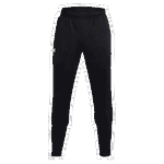 Under Armour, Pantaloni cu slituri cu fermoar la glezna pentru antrenament Terry, Visiniu